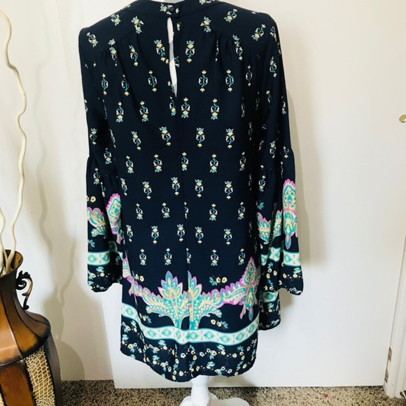 Poema for Anthropologie Floral Boho Tunic Dress S - Picture 3 of 8